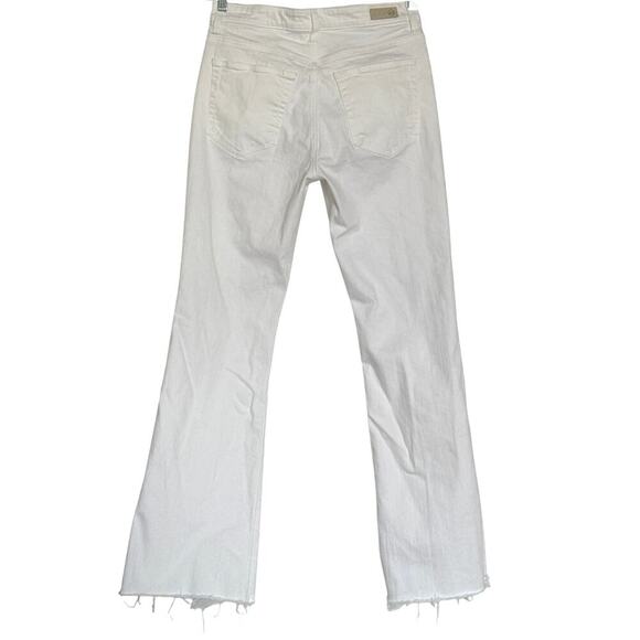 AG Adriano Goldschmied Alexxis Boot White Denim Jeans High Rise Vintage Fit 31R - Picture 5 of 13